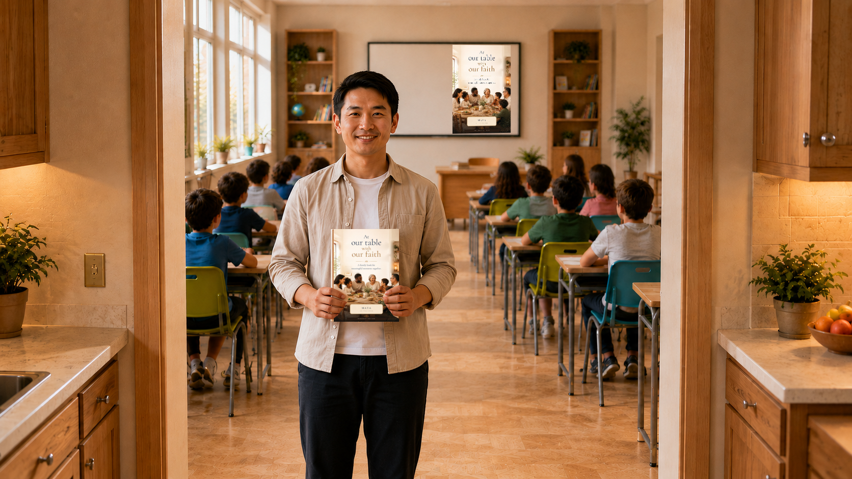 Boeddhistisch eindbeeld klas