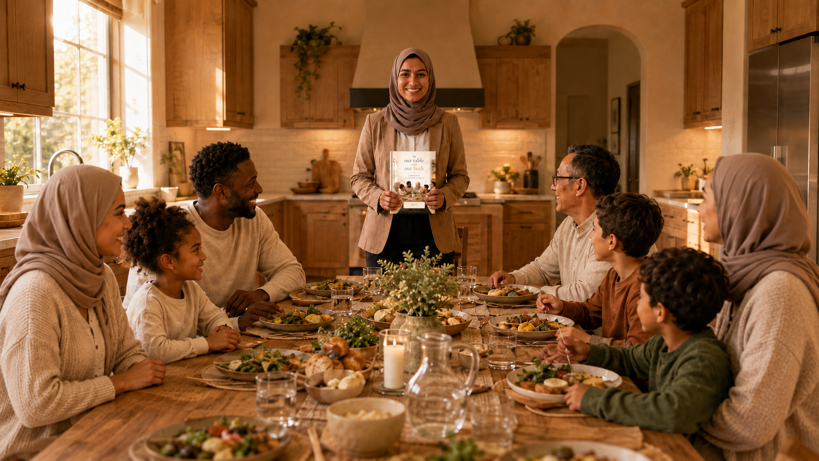 Islamitisch slotbeeld tafel